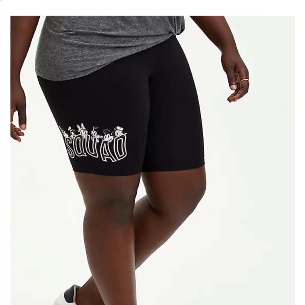 BNWT Torrid Size 2 Disney 9” Bike Shorts - Mickey and Friends 18-20